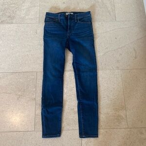 Madewell Roadtripper Dark Wash Skinny Jeans